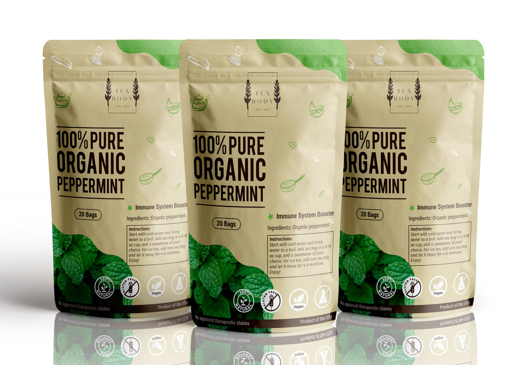 Clipper Organic Peppermint Tea Bags Infusion 20 per pack